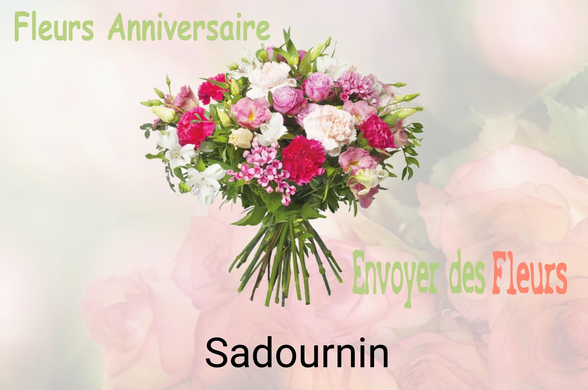 Bouquet de fleurs d’anniversaire livré à Sadournin